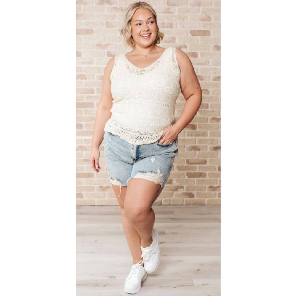 NWT One Eleven North Knit V-Neck Tank Top Size 3XL